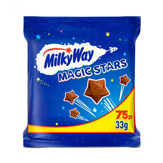 Milky Way hvězdičky z mléčné čokolády PM 33 g