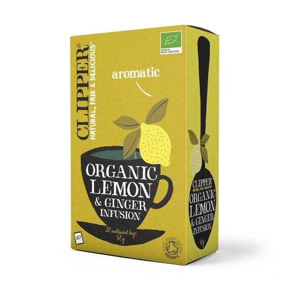 Clipper Organic Lemon & Ginger Infusion 20 ks 50 g