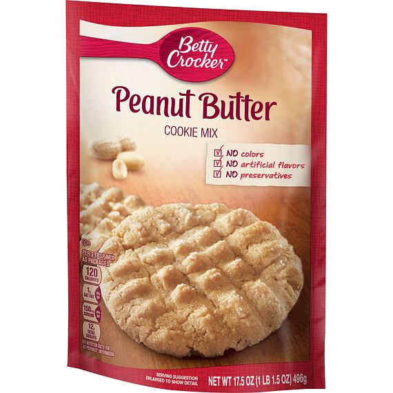 Betty Crocker peanut butter cookie mix 496 g