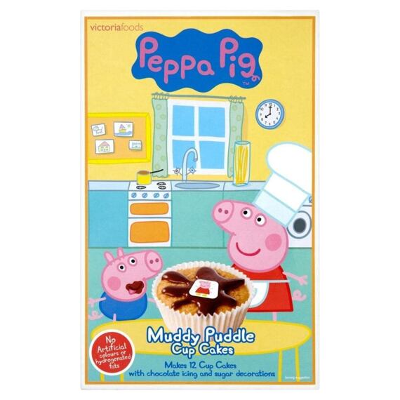 Peppa Pig Muddy Puddle Cupcake Mix 195 g