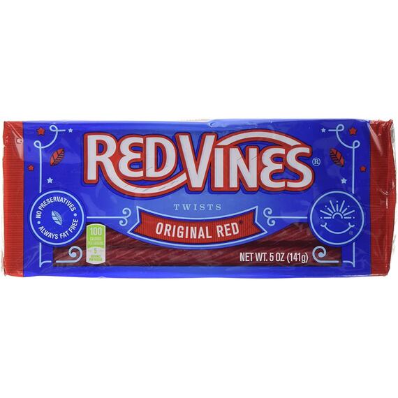 Red Vines pendreky s příchutí malin 141 g