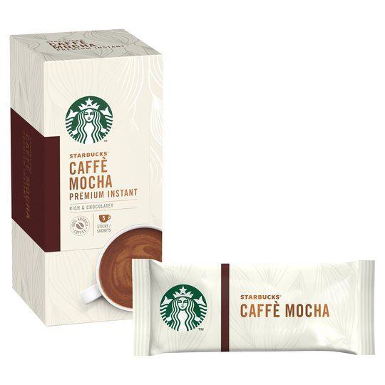 Starbucks Caffé Mocha Premium Instant Rich & Chocolatey 5 x 22 g