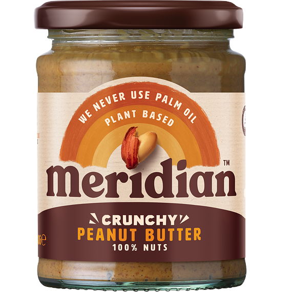 Meridian peanut butter with pieces of peanuts 280 g