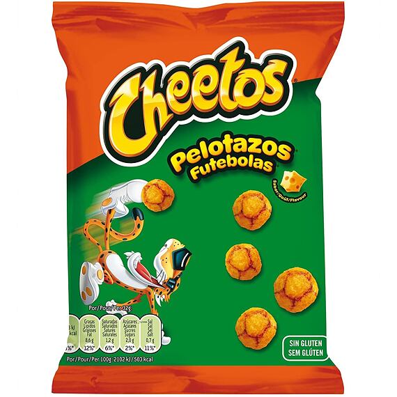 Cheetos Pelotazos Futebolas 130 g