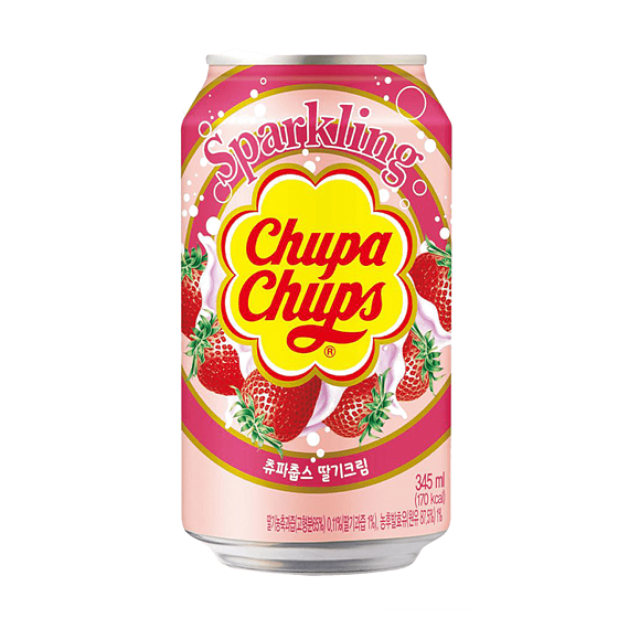 Chupa Chups Sparkling Strawberry Soda 345 ml